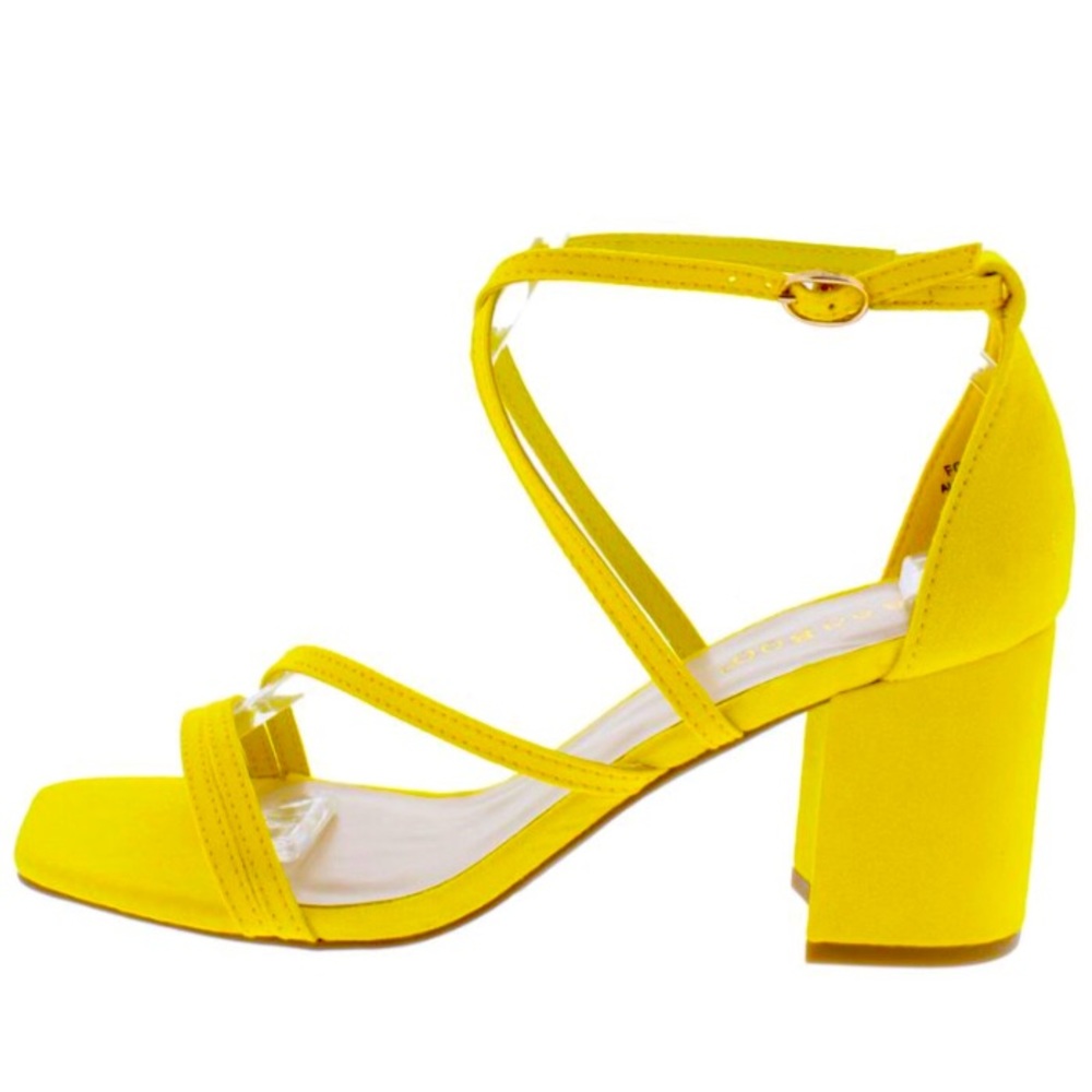 Yellow Women’s Heel Sandal